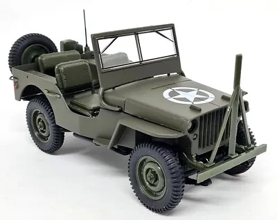 Solido 1/18 - Jeep Willys US Army 1942 8075 Diecast Scale Model Car • £69.99