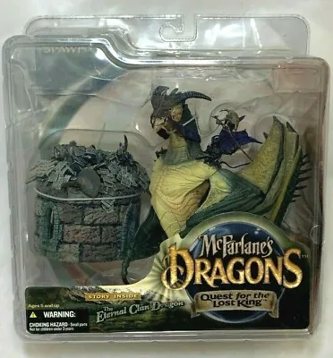 MISP McFarlane Quest For Lost King ETERNAL CLAN DRAGON 2004 Toy Figure Series 1 • $34.55