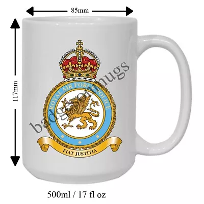 Royal Air Force Police (king's Crown) - Large Tall Pint Mug Personalised • £11