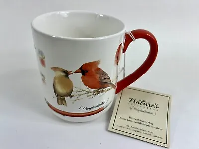 Marjolein Bastin Nature's Sketchbook Birdwatcher’s Mug/Cup Red Cardinals • $17.99