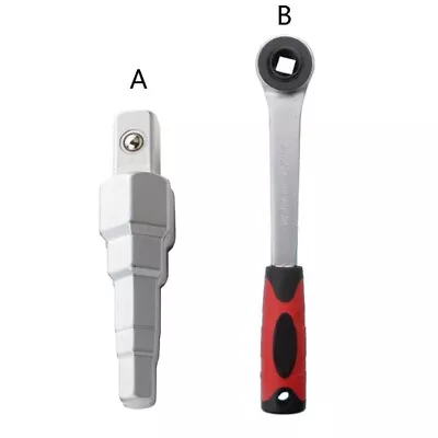 Radiator Spanner Carbon Steel Ratchet Spanner 10-21 Stepped Wrench Durable • £8.44