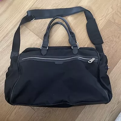 ICandy Black Baby Changing Bag Pockets Compartments Zip Nappy Handles Strap • £25