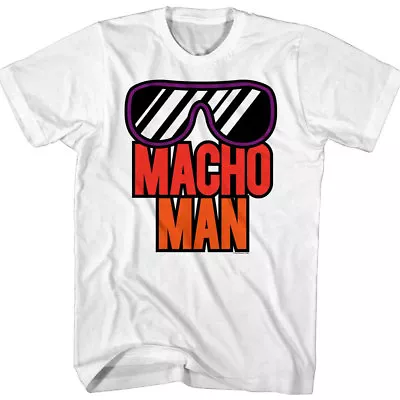 Macho Man Randy Savage Sunglasses Men's T Shirt King Cartoon Wrestling Legend • $23.50