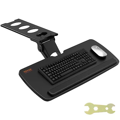 VEVOR Keyboard Tray Under Desk Ergonomic Pull Out Keyboard/Mouse Tray 25x9.8 In • $45.99