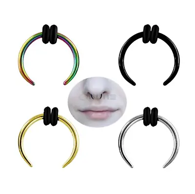 Surgical Pincher Tapers Septum Buffalo Expander Pierced Nose Nipple Ear Rings • £2.99