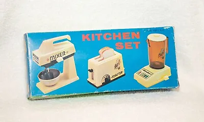 Moto Matic - KITCHEN SET - Toy Blender * Mixer * Toaster - Vintage 80’s NEW • $24.99