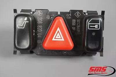 98-02 Mercedes W208 CLK320 E320 C230 Center Dash Hazard Switch OEM 2088200410 • $33.75