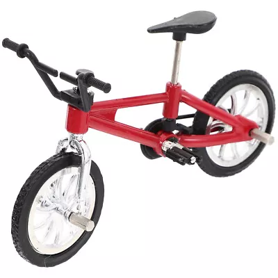  Mini Simulated Bike Miniature Bicycle Model Doll House Tiny Bike Model For • £7.78