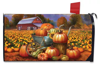 Pumpkin Patch Magnetic Mailbox Wrap Cover Standard Size • $19.31