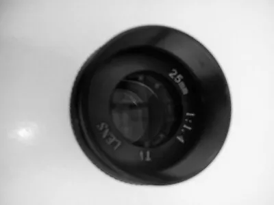 Newyi 'C' Mount Lens 25mm F 1.4. Zoom Lens. New And Boxed • £14