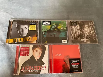 Justin Bieber Albums Cds VGC See Desc For Titles And Conditions • $35