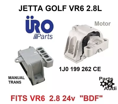 Engine Motor Transmission Mount; Kit Set Kit Fits 02-05 Jetta 2.8 VR6 24V BDF • $119.19