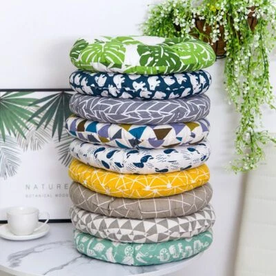 £6.12 • Buy Nordic Circle Cotton Cushions Dining Chair SEAT PADS Thick Garden Floor Mats