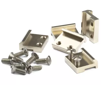 Massoth G Scale ~ Nickel Rail Connector Clamps ~ Fits LGB Peco Llagas (50) • $59.97