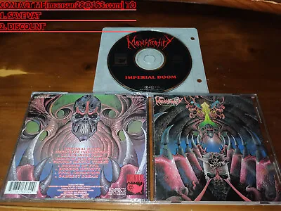 Monstrosity / Imperial Doom ORG Nuclear Blast America NOT BOOTLEG B8 • $249.99