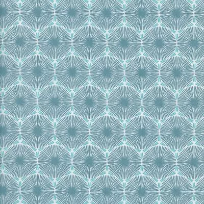 Textiles Français THE DANDELION CLOCKS Fabric Celadon/turquoise - Per Half Metre • £5.95