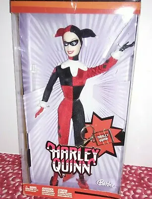 Harley Quinn Barbie 12  Fashion Doll  Mattel DC Comics 2005 Classic Costume • $127.38