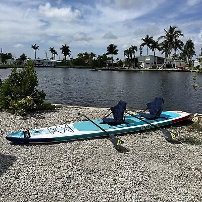 Nautica Tandem 2 Person Hybrid Kayak & SUP Stand Up Paddle Board Combo • $345