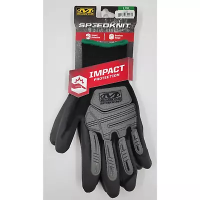 Mechanix Wear Speedknit Impact Abrasion Protection Safety Work Gloves Size L/XL • $14