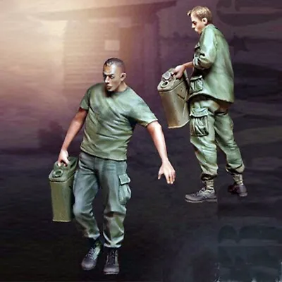 $14.24 • Buy █ 1/35 Resin Vietnam War US 2 Soldiers Working Unpainted Unassembled BL241