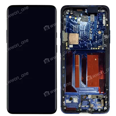 6.67 OnePlus 7 Pro 1+7 Pro GM1910 GM1911 AMOLED LCD Display Touch Assembly+Frame • $285.99