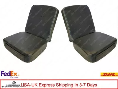 Vinyl Jeep Seat Covers And Foam 2X Seats Per Order CJ-2A CJ-3A CJ-3B M38 M38A1 • $349.99