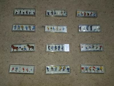 HO 1:87 Similar To OO Gauge PREISER Figures People Men Women Children Various • £15.99