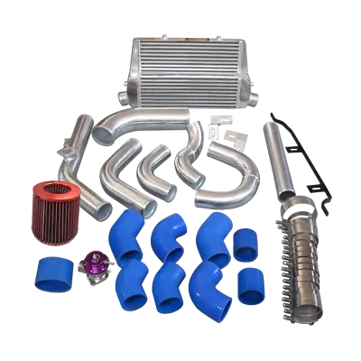 $756.09 • Buy Intercooler + Piping Tube Kit Turbo For 98-05 Lexus IS300 2JZ-GE NA-T Blue Hoses