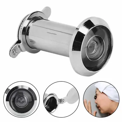 £4.02 • Buy Security Door Viewer Wide Angle 220 Degree Spy Sight Peep Hole Adjustable Part