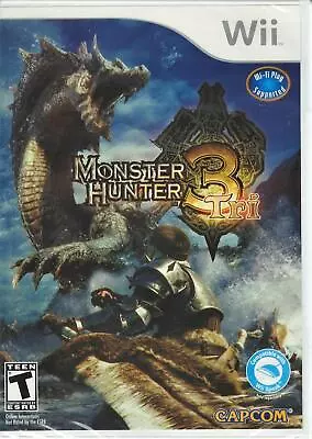 Monster Hunter 3 (Tri) WII (Brand New Factory Sealed US Version) Nintendo Wii • $24.79