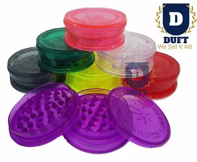 £2.08 • Buy 60mm 3 Part No1 Grinder Plastic Herb Shark Teeth Tobacco Storage Non Magnetic