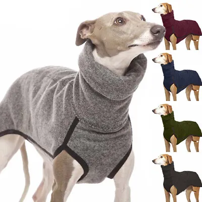 £7.49 • Buy Pet Dog Winter Warm Solid Color Towel Jumper Hooded Pullover Collar Neck Clothes