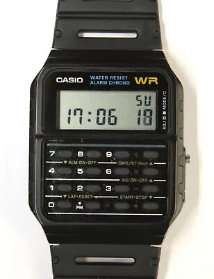 Casio Vintage Collector's Calculator Watch CA-53W-1! Water Resistant! Geek Mode! • $25.77