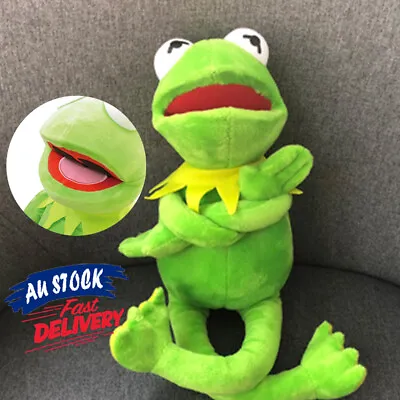 Kermit Muppets Toy Stuffed Plush 18  Plush Sesame Street The Frog • $17.99