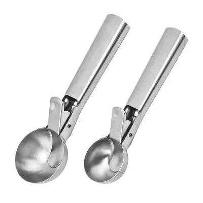 Ice Cream Scoop Scooper Mash Potato Cookie Dough Stainless Steel Spoons 5cm 6cm • £5.03