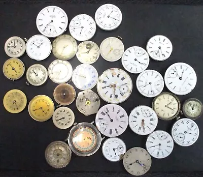 Lot Of Various  Wrisit & Pocket Watch Movements May Or May Not Be Working • $1.25