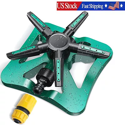 360° Rotating Garden Sprinkler For Large Area Coverage Lawn And Yard Sprinklers • $13.99