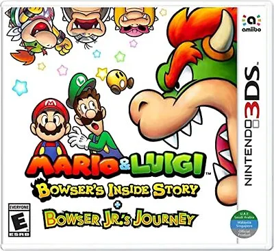 Mario & Luigi: Bowser's Inside Story + Bowser Jr.'s Journey 3DS Brand New Game • $39.95