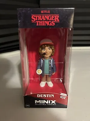 Dustin Netflix Stranger Things 4.5 In MINIX Collectible Figure TV Series 102 • $12.90