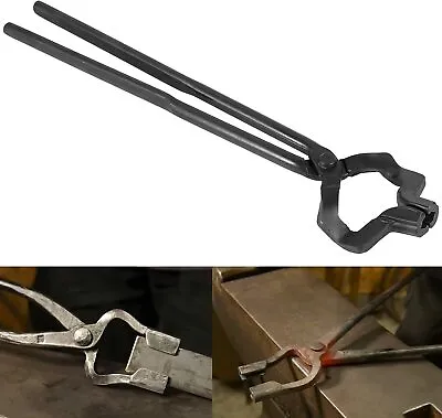 16  Z V-Bit Style Tongs Knifemaking Tongs Bladesmith Blacksmith Forge Tongs Tool • $42.50