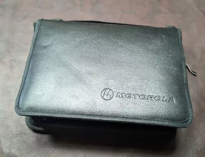 Vintage Motorola Car Bag Phone In Leather Case SCN2500A NICE CLEAN Car Phone • $42.50