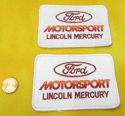 Set Of 2 - Ford Motorsport Lincoln Mercury  - Vintage Original - Mustang Shelby • $32