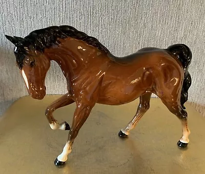 BESWICK HORSE SPIRIT OF FREEDOM BROWN GLOSS FINISH MODEL No. 2689 PERFECT • £49