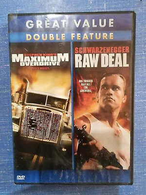 Maximum Overdrive / Raw Deal (dvd 2009) Disc Is In Like New Condition  • $16.25