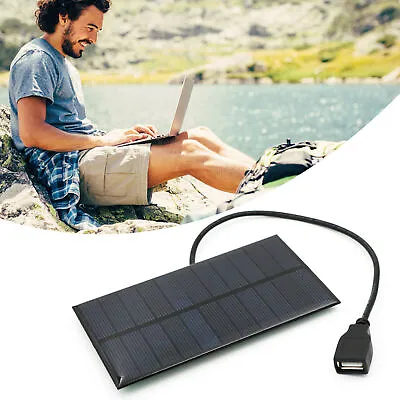 Outdoor Hiking Charger Mini Solar Panel Charger USB-Output For Mobile Phone 5.5V • $9.50