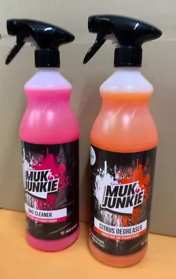 £19.99 • Buy Muk Junkie Enduro Bikes Wash Cleaner & Citrus Degreaser Cleaner 1 L Combo