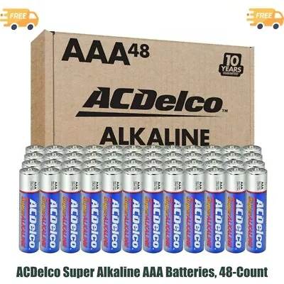 ACDelco Super Alkaline AAA Batteries 48-Count • $10.71