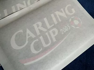 £39.99 • Buy Lextra 2005 Carling Cup Final Player Issue Arm Patch Set Chelsea V Liverpool