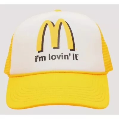 McDonalds Trucker Hat Mesh Cap Snapback Hat Adjustable  I'm Lovin It • $18.99