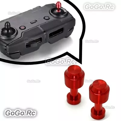 $3.32 • Buy 2 Pcs Red Aluminum Transmitter Stick Joystick For DJI Mavic Air Remote Control